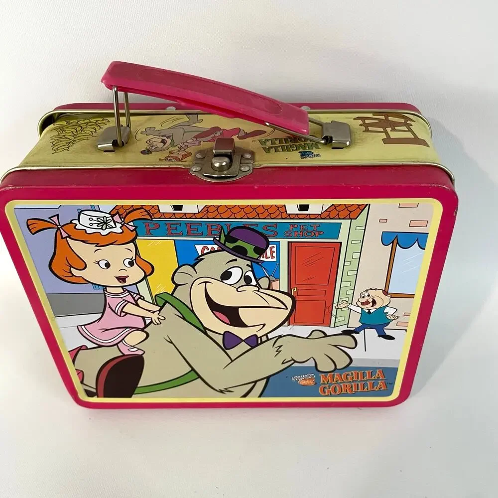 Vintage Cartoon Network 1999 Manila Gorilla Metal Lunch Box 7x6x3 Rare - Picture 12 of 12
